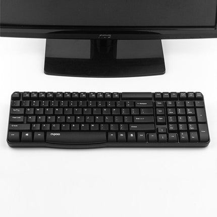 Rapoo E1050 USB Business Office Laptop Home Wireless Keypad(Black)-garmade.com