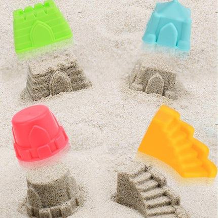 Children Soft Beach Toys Set Playing with Water Toys, Style:17 PCS(Color Random Delivery)-garmade.com