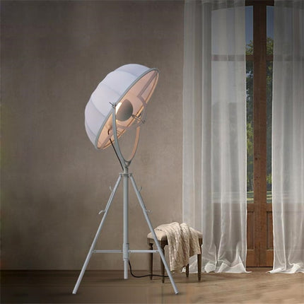 Satellite Studio Tripod Floor Lamp Living Room Bedroom , CN Plug, Size:S(White)-garmade.com