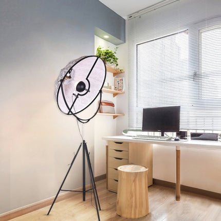 Satellite Studio Tripod Floor Lamp Living Room Bedroom , CN Plug, Size:S(Flower Color)-garmade.com
