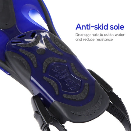 Adult Children Adjustable Flippers Snorkeling Equipment-garmade.com