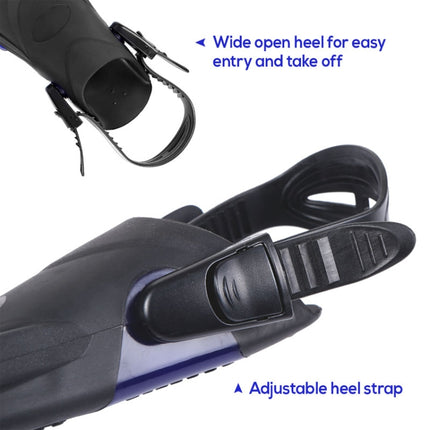 Adult Children Adjustable Flippers Snorkeling Equipment-garmade.com