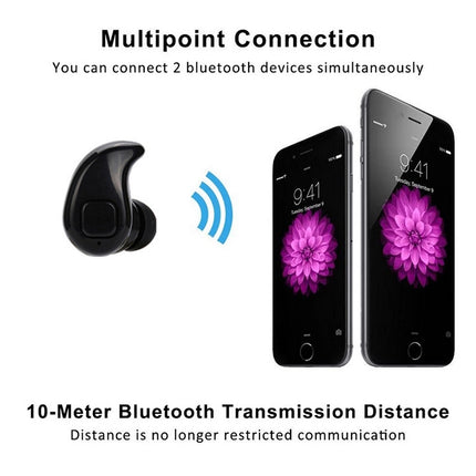 S530X Mini HiFi Handsfree Sport Wireless Bluetooth Earphone with Microphone(Gold)-garmade.com