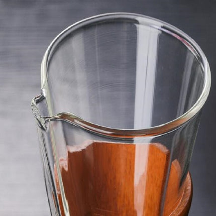 Heat Resistant Glass Coffee Pot Convenient Hand Made Pot, Specification:600ml Coffee Pot-garmade.com