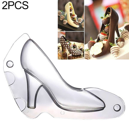 3D Chocolate Mold Fondant Cake Ladies High Heel Mold(Ultra small P054)-garmade.com