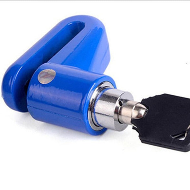 2 PCS Heavy Duty Motorcycle Moped Scooter Disk Brake Rotor Anti-theft Security Lock(Black)-garmade.com