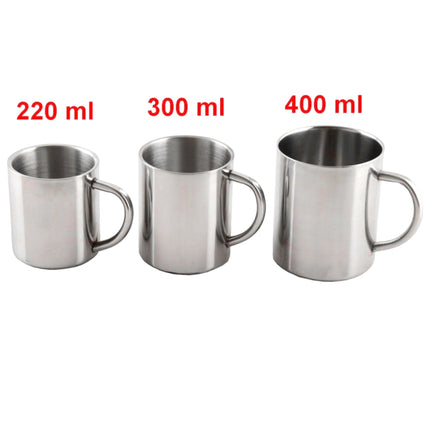 Double Wall Stainless Steel Coffee Mug Portable Termo Cup Travel Tumbler Coffee Jug Milk Tea Beer Cups Double Office Water Mugs(210ML)-garmade.com