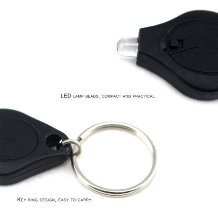 2 PCS Mini Pocket Keychain Flashlight Micro LED Squeeze Light Outdoor Camping Ultra Bright Emergency Key Ring Light Torch Lamp(Purple)-garmade.com