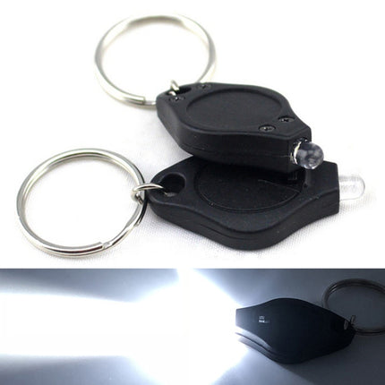 2 PCS Mini Pocket Keychain Flashlight Micro LED Squeeze Light Outdoor Camping Ultra Bright Emergency Key Ring Light Torch Lamp(Green)-garmade.com