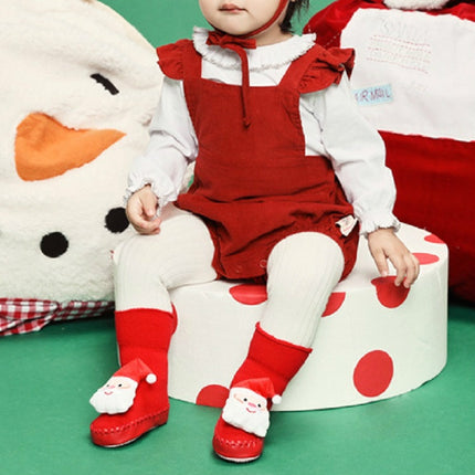 Thicken Baby Toddler Shoes Socks Children Cartoon Doll Christmas Terry Skin Socks, Size:12CM(ASanta Claus)-garmade.com