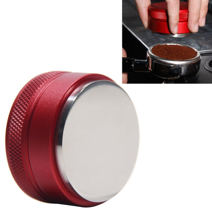 Macaron Stainless Steel Coffee Powder Flat Powder Filling Device, Specification:Flat(Red)-garmade.com