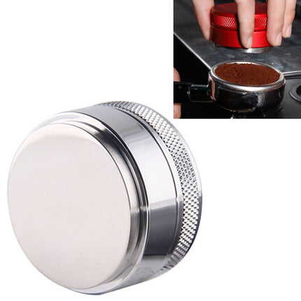 Macaron Stainless Steel Coffee Powder Flat Powder Filling Device, Specification:Flat(Silver)-garmade.com