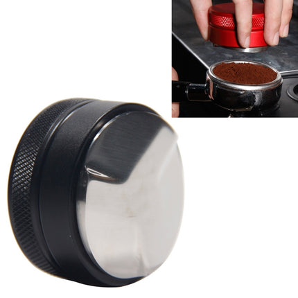 Macaron Stainless Steel Coffee Powder Flat Powder Filling Device, Specification:Three Pulp(Black)-garmade.com