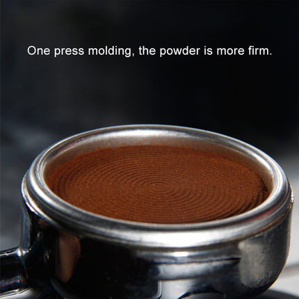 Macaron Stainless Steel Coffee Powder Flat Powder Filling Device, Specification:Three Pulp(Black)-garmade.com