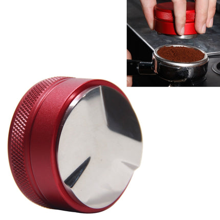 Macaron Stainless Steel Coffee Powder Flat Powder Filling Device, Specification:Three Pulp(Red)-garmade.com