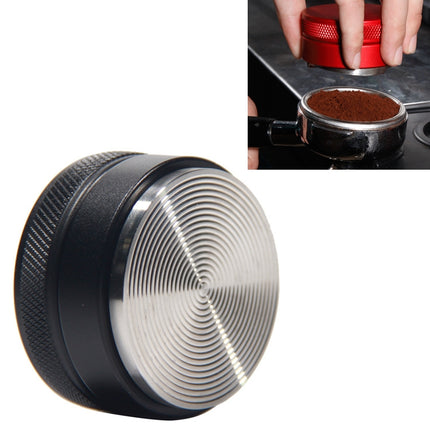 Macaron Stainless Steel Coffee Powder Flat Powder Filling Device, Specification:Thread(Black)-garmade.com