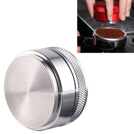 Macaron Stainless Steel Coffee Powder Flat Powder Filling Device, Specification:Thread(Silver)-garmade.com