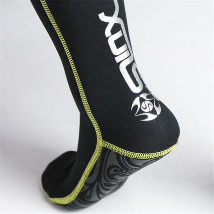 SLINX 1130 3mm Neoprene Cold Protection Diving Socks Super Elastic Non-slip Diving Fins Anti-wear Socks, Size:M (40-41)-garmade.com