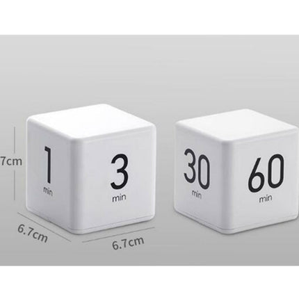 LED Rubiks Cube Time Manager Kitchen Timer, Style:1-3-5-10-garmade.com