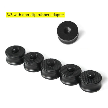3 PCS 1/4 inch Female to 3/8 inch Male Screw Aluminum Alloy Adapter-garmade.com