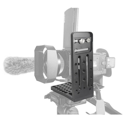 BEXIN L130C L-shaped Vertical Clapper Hydraulic Pan/tilt Tripod Quick Release Plate for DJI RONIN-S Gimbal-garmade.com