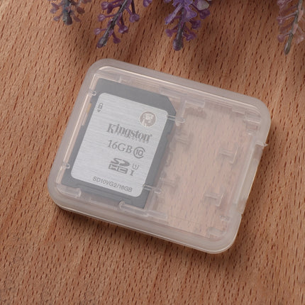 10 PCS Mini Transparent Multifunctional Storage Card Box-garmade.com