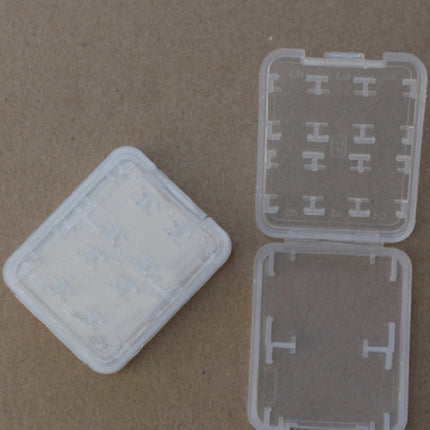 10 PCS Mini Transparent Multifunctional Storage Card Box-garmade.com