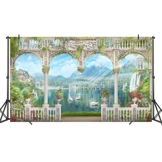 3m x 1.8m Scenery Seamless Party Photo Selfie Photography Background Cloth(KF07)-garmade.com