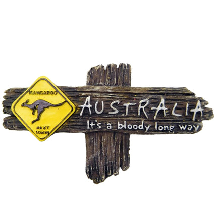 2 PCS Kangaroo Fridge Magnets Home Decoration Tourist Souvenirs-garmade.com