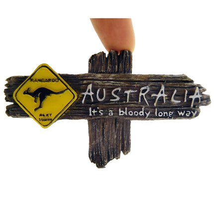 2 PCS Kangaroo Fridge Magnets Home Decoration Tourist Souvenirs-garmade.com