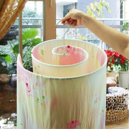 Round Multi-functional Balcony Rotating Spiral Drying Rack-garmade.com