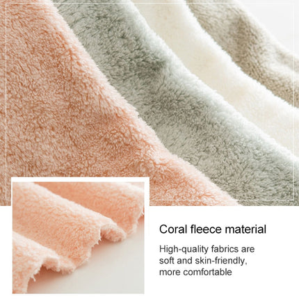 4 PCS / Pack Small Microfiber Face Towel Super Absorbent Bathroom Towels(Pink)-garmade.com