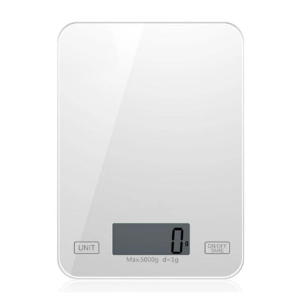 Mini Small 5kg / 1g Kitchen Digital Electronic Scale(White)-garmade.com