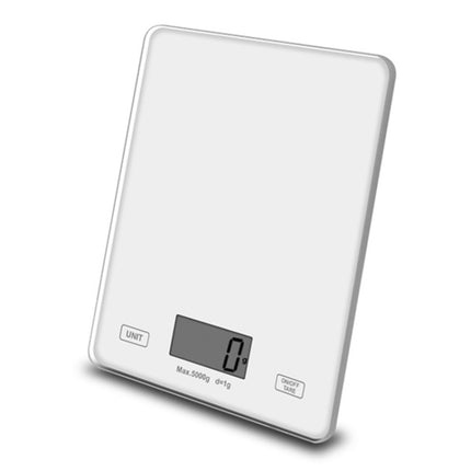 Mini Small 5kg / 1g Kitchen Digital Electronic Scale(White)-garmade.com