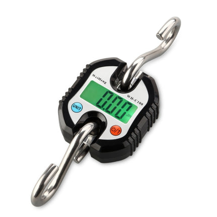 150kg Mini Portable Heavy Duty Electronic Digital Stainless Steel Hook Scale, Random Color Delivery-garmade.com