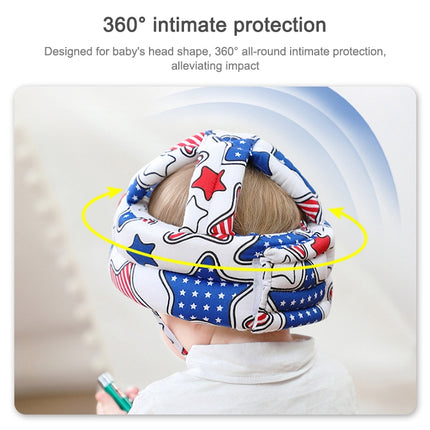 Baby Protective Cap Toddler Walking Helmet Child Fall Protection Headrest Cap(Blue Elk)-garmade.com