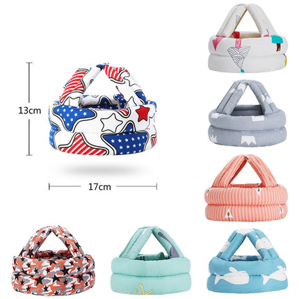 Baby Protective Cap Toddler Walking Helmet Child Fall Protection Headrest Cap(Soldier)-garmade.com