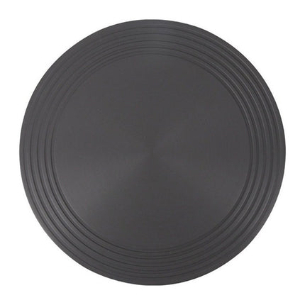 Gas Stove Heat-conducting Plate Kitchen Fast Defrosting Plate Pot Anti-burning Black Heat-conducting Plate, Size:28cm-garmade.com