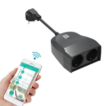 C119 Smart WIFI Outdoor Waterproof Socket, Support Alexa Voice Control, EU Plug-garmade.com
