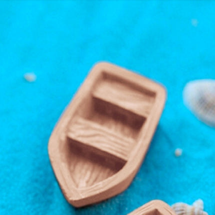 Retro Wooden Boat Model Resin Craft Accessories, Size:Large-garmade.com