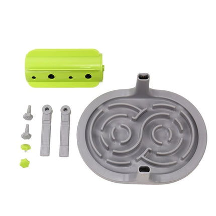 Pet Supplies Cats and Dogs Food Bowl Toy Drum Type Food Leaker Adjustable Food Utensils(Green)-garmade.com