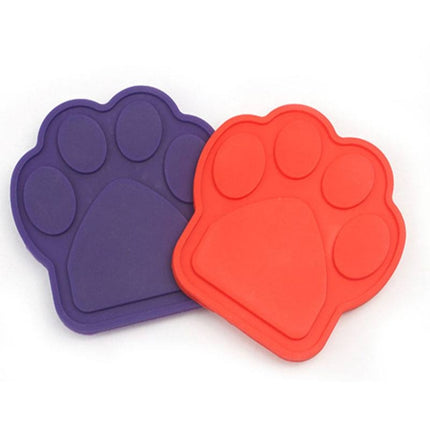 Pet Silicone Fixed Suction Cup Bowl Slow Eating Divert Attention Bath Products(Purple)-garmade.com