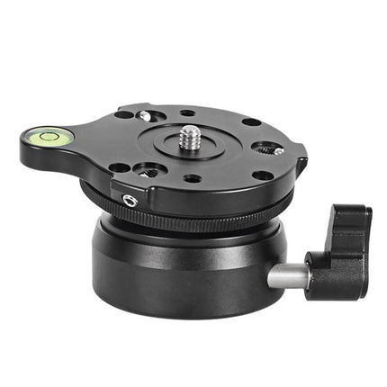 BEXIN DY-60N 1/4 inch Thread Dome Professional Tripod Leveling 360 Degree Panorama Head Base with Bubble Level & 3/8 inch Screw Adapter-garmade.com