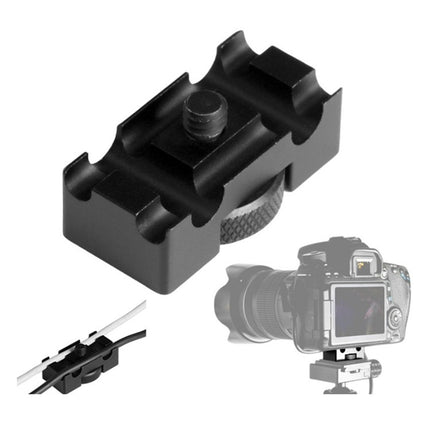 BEXIN Camera Quick Release Plate Data Cable Fixer Holder for Canon EOS 5D Mark IV-garmade.com