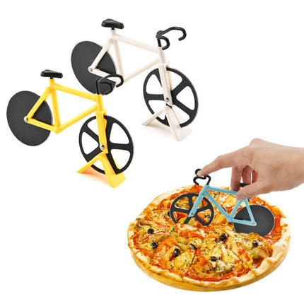 Stainless Steel Bicycle Pizza Cutter Knife Cake Cutter Creative Hob Random Color Delivery-garmade.com