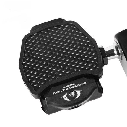 1 Pair Richy Road Bike Lock Pedal To Flat Pedal Converter Is Suitable For SPD / LOOK Road Pedal Lock, Style:SPD(Black)-garmade.com