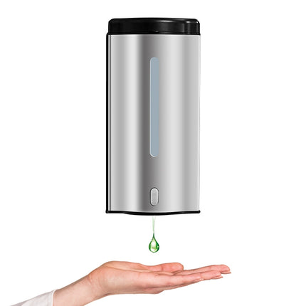 ASD-111 600ML Automatic Induction Soap Dispenser Stainless Steel Soap Dispenser, Style:Gel-garmade.com