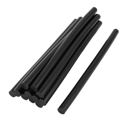 10 PCS 11mm Dia Soldering Iron Black Hot Melt Glue Sticks, Length: 270mm-garmade.com
