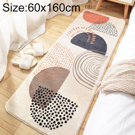 Home Bedroom Carpet Strip Room Bedside Lamb Cashmere Non-slip Mat, Size:60×160 cm(Stone Forest)-garmade.com