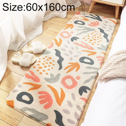 Home Bedroom Carpet Strip Room Bedside Lamb Cashmere Non-slip Mat, Size:60×160 cm(Love)-garmade.com